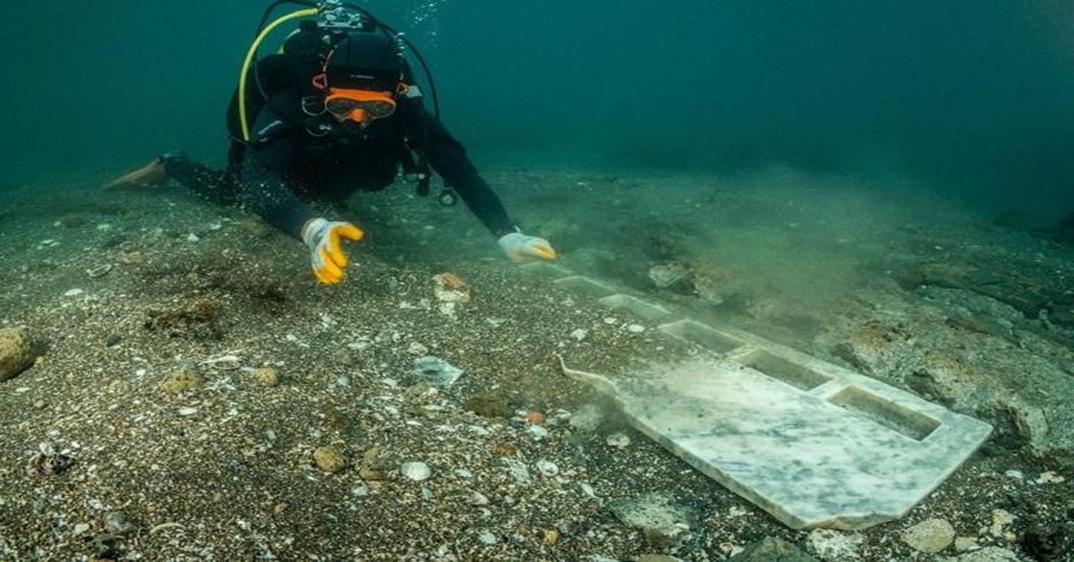 Underwater Archaeologists Unearth Stunning Nabatean Temple and Marble Altars