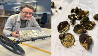 Gold treasure discovery Norway