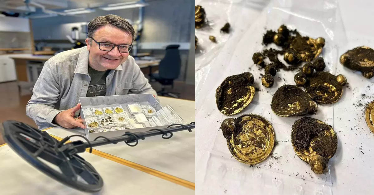 Gold treasure discovery Norway